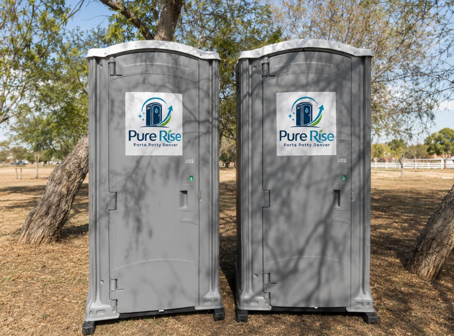 Deluxe flushing porta potty rental in Denver, CO