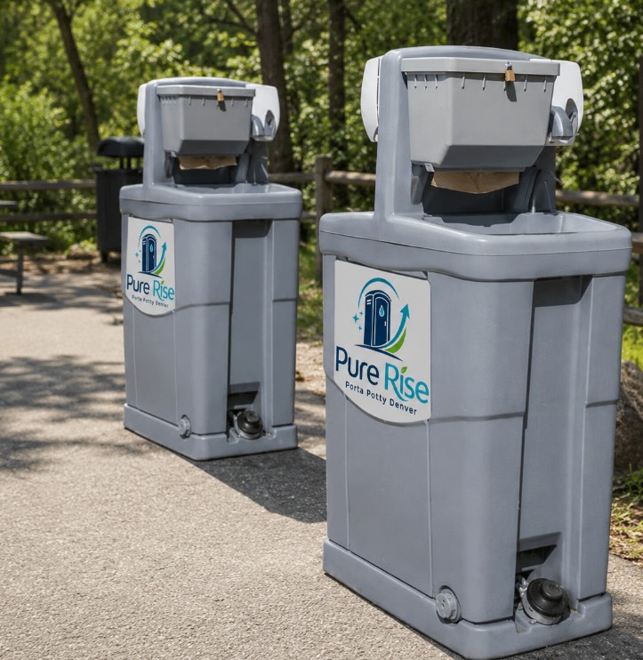 Portable hand washing station rental in Denver, CO